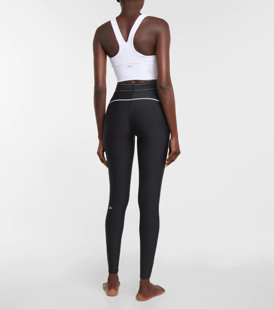 Shop Alo Yoga Airlift Suit Up High-rise Leggings In Black