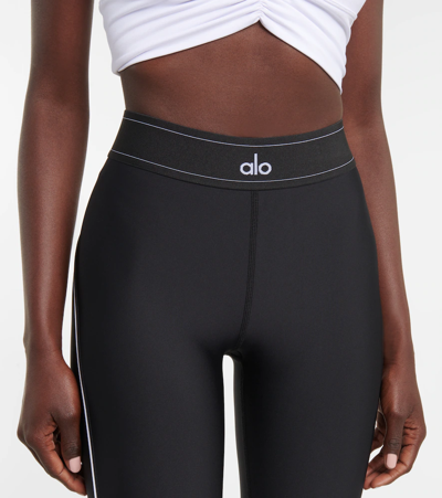 Shop Alo Yoga Airlift Suit Up High-rise Leggings In Black