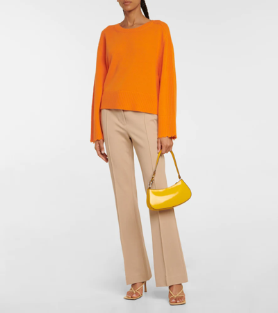Shop Dorothee Schumacher Modern Statements Wool And Cashmere Sweater In Mandarin Orange