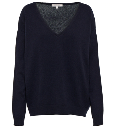 Shop Dorothee Schumacher Soft Edge Cashmere Sweater In True Navy