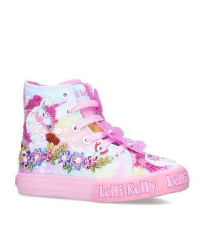 Shop Lelli Kelly Unicorn Sneakers In Multi