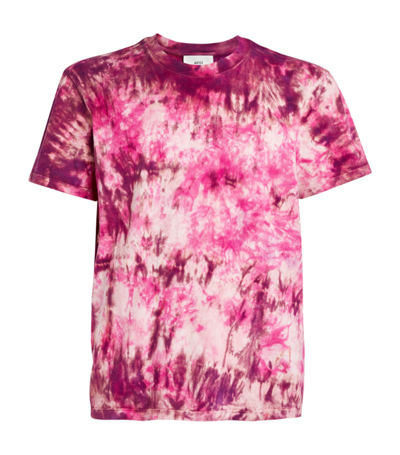 Shop Ami Alexandre Mattiussi Ami Paris Cotton Tie-dye T-shirt In Pink
