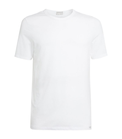Shop Hanro Cotton T-shirts (pack Of 2) In White
