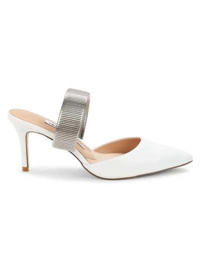 Shop Charles David Women's Alfie Leather Pumps In White