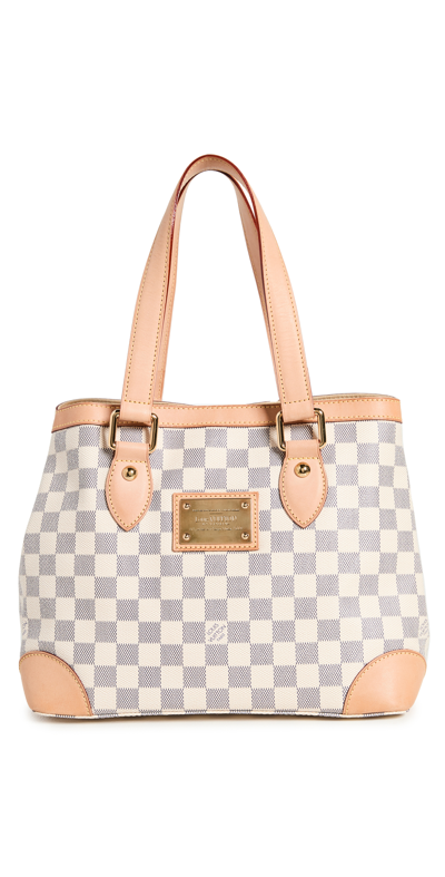Pre-owned Louis Vuitton Monogram Tote Bag In White