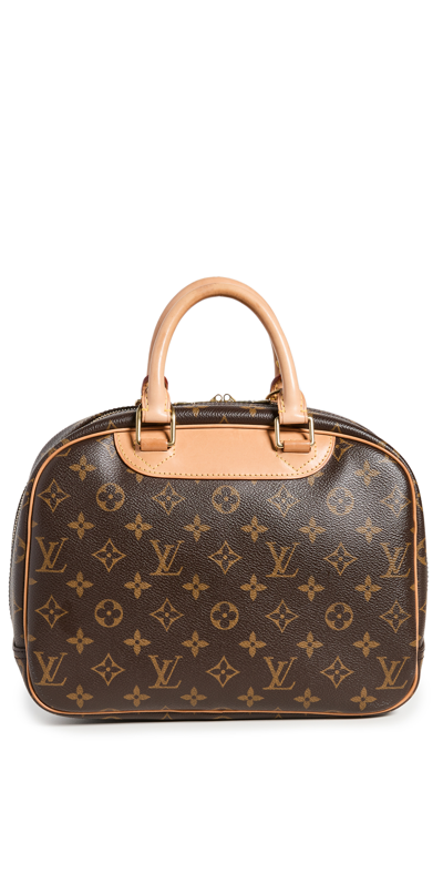 Pre-owned Louis Vuitton Monogram Trouville Bag In Brown