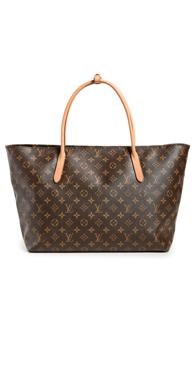 Pre-owned Louis Vuitton Monogram Raspail Bag Mm In Brown