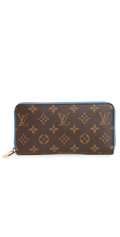 Pre-owned Louis Vuitton Blue Monogram Zippy Bag