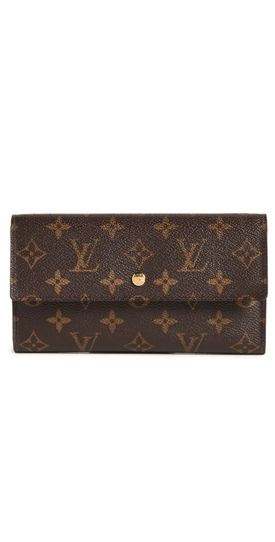 Pre-owned Louis Vuitton Monogram International Wallet In Brown