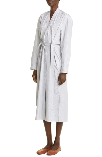 LEMAIRE 22SS TILTED SHIRT DRESS シャツワンピース-
