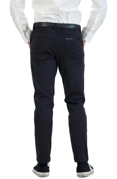 Shop Levinas All Day Everyday Tech Stretch Pants In Black