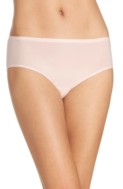 Shop Chantelle Lingerie Soft Stretch Seamless Hipster Panties In Blushing Pink