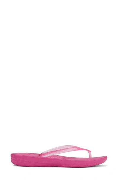 Shop Fitflop Iqushion Flip Flop In Fuchsia Rose
