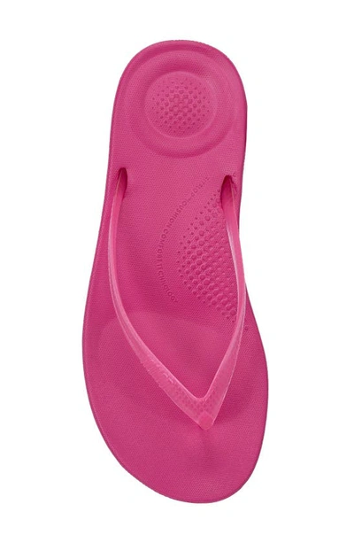 Shop Fitflop Iqushion Flip Flop In Fuchsia Rose