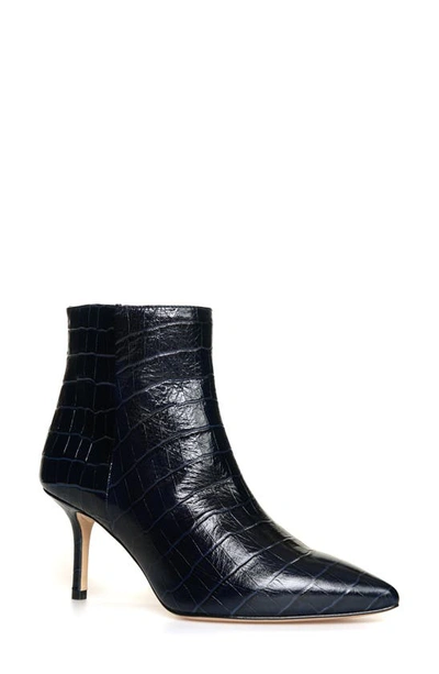 Shop L Agence Aimee Bootie In Midnight Croc