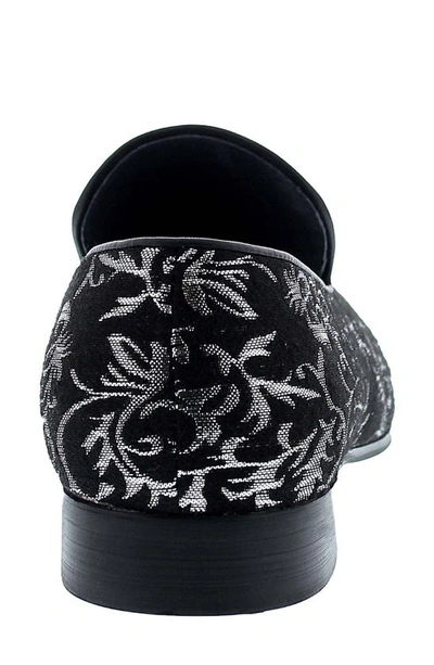 Shop Robert Graham Venetian Loafer In Black/ Silver