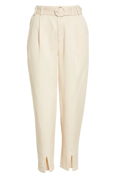 Shop Ted Baker Ninette Tapered Ankle Trousers In Ivory