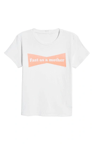 Mother The Lil Goodie Goodie Cotton Graphic Tee In White | ModeSens