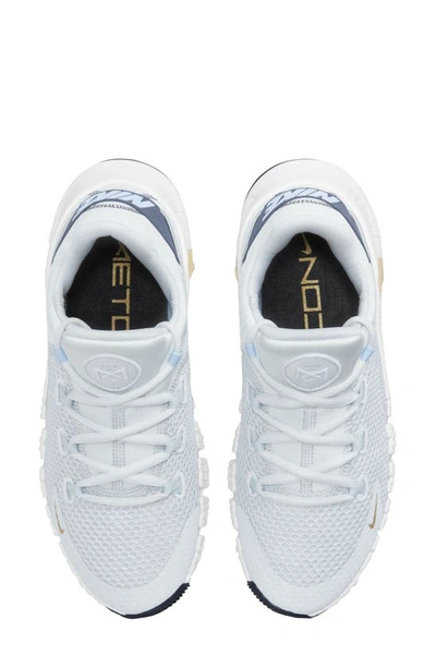 Shop Nike Free Metcon 4 Training Shoe In Pure Platinum/ Gold Coin