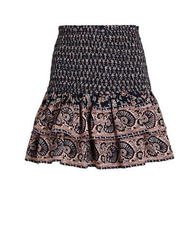 Shop Sea Jasper Tiered Mini Skirt In Multi