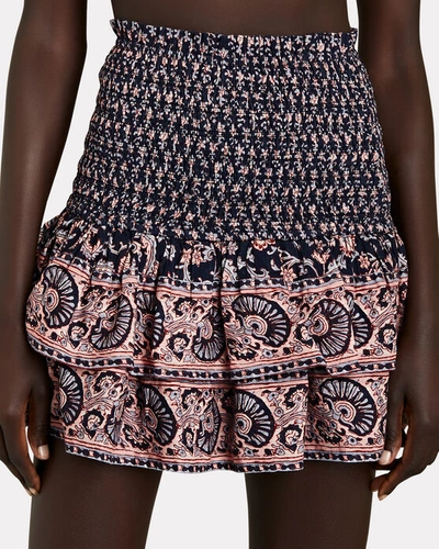 Shop Sea Jasper Tiered Mini Skirt In Multi