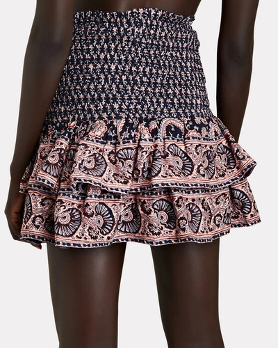 Shop Sea Jasper Tiered Mini Skirt In Multi