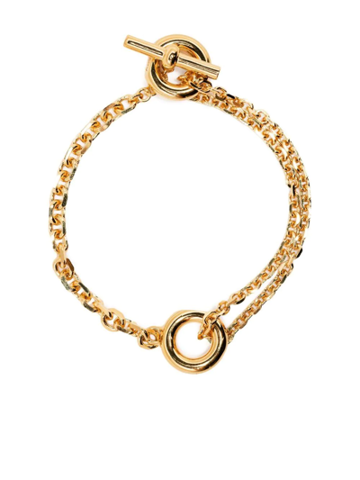 Shop Aeyde Sadie Chain-link Bracelet In 金色