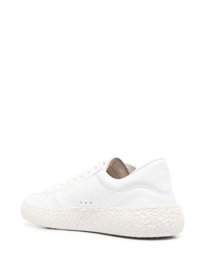 Shop Puraai Lightbloom Low-top Sneakers In White