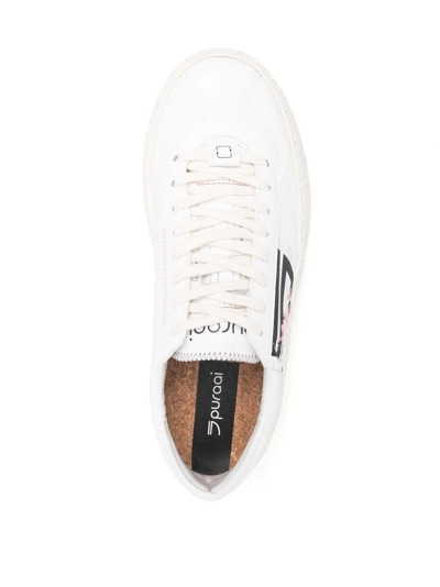 Shop Puraai Lightbloom Low-top Sneakers In White