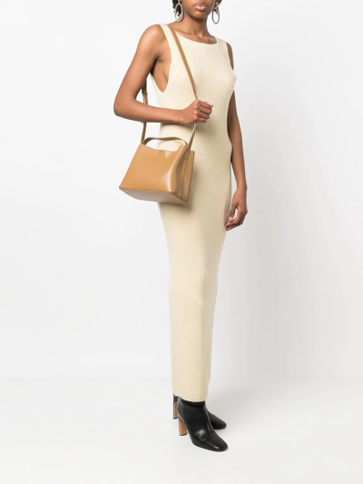 Shop Aesther Ekme Mini Sac Leather Tote In Neutrals