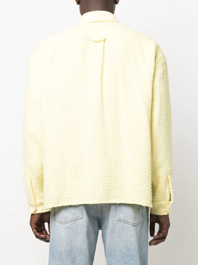 Shop Faith Connexion Long Sleeve Shirt In Yellow