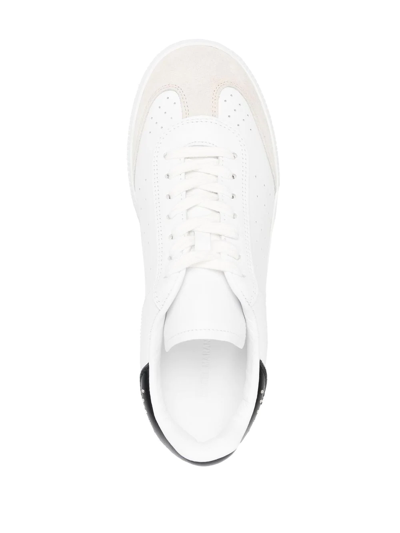 Shop Isabel Marant Bryce Low-top Sneakers In White