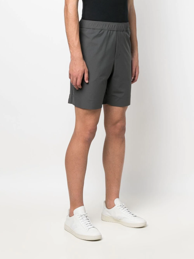 Shop Vince Modern Slip-on Bermuda Shorts In Grey