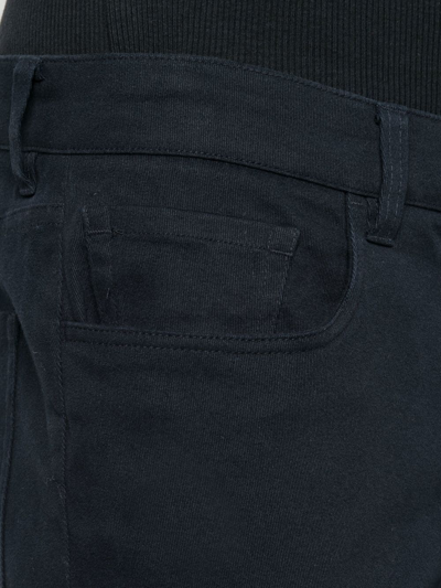 Vince Dylan Low-rise Straight-leg Trousers In Blue