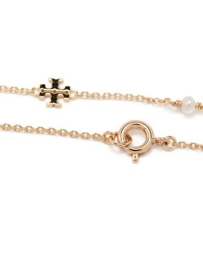 Tory Burch Delicate Kira Pearl Neck In 金色