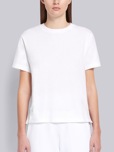 Shop Thom Browne Soft Fit T-shirt In White