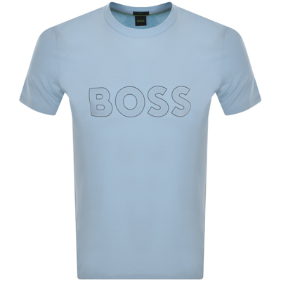 Shop Boss Athleisure Boss Tee 9 T Shirt Blue