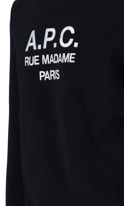 Shop Apc 'rufus' Round-neck Sweatshirt