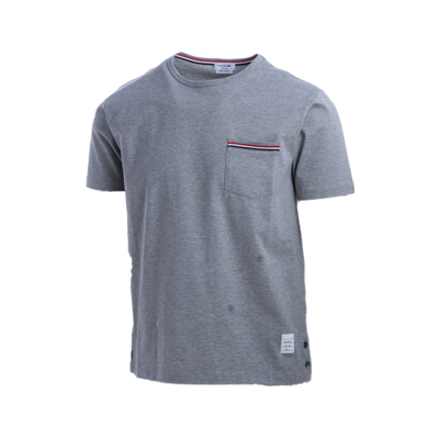 Shop Thom Browne T-shirts And Polos Grey