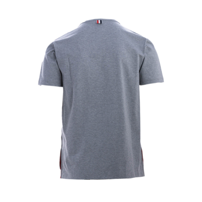 Shop Thom Browne T-shirts And Polos Grey