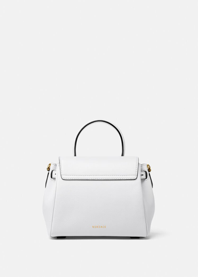 Shop Versace La Medusa Small Handbag In White