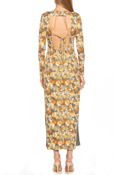 Shop Alexia Admor Lexy Long Sleeve Maxi Dress In Fall 60s