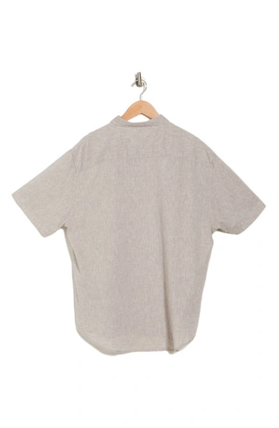 Shop Coastaoro Key Largo Short Sleeve Regular Fit Shirt In Desert Taupe