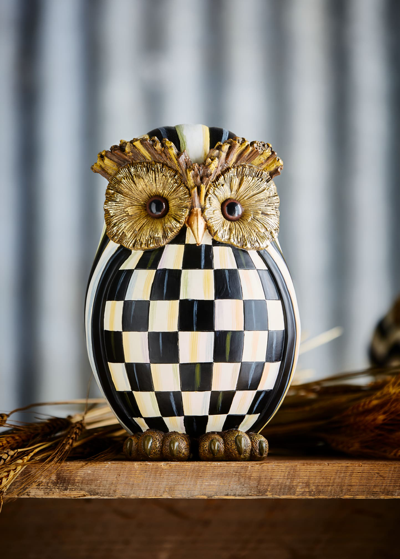 Shop Mackenzie-childs Courtly Check Owl