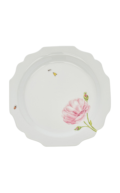 Shop Giambattista Valli Home Painted Porcelain Dinner Plate In Multi