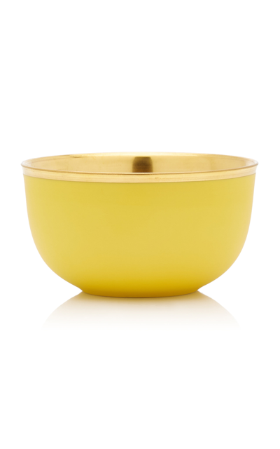 Shop Giambattista Valli Home Porcelain Champagne Bowl In Yellow
