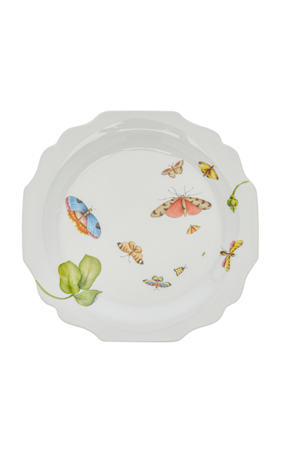 Shop Giambattista Valli Home Painted Porcelain Dinner Plate In Multi