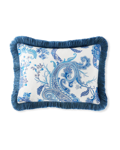 Shop Etro Lores Throw Pillow With Fringe