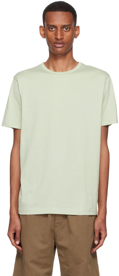 Shop Sunspel Green Classic T-shirt In Pistachio22