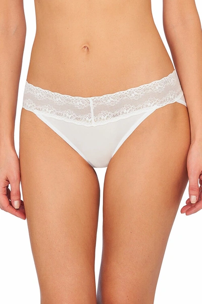 Shop Natori Bliss Perfection Soft & Stretchy V-kini Panty Underwear In Mascarpone
